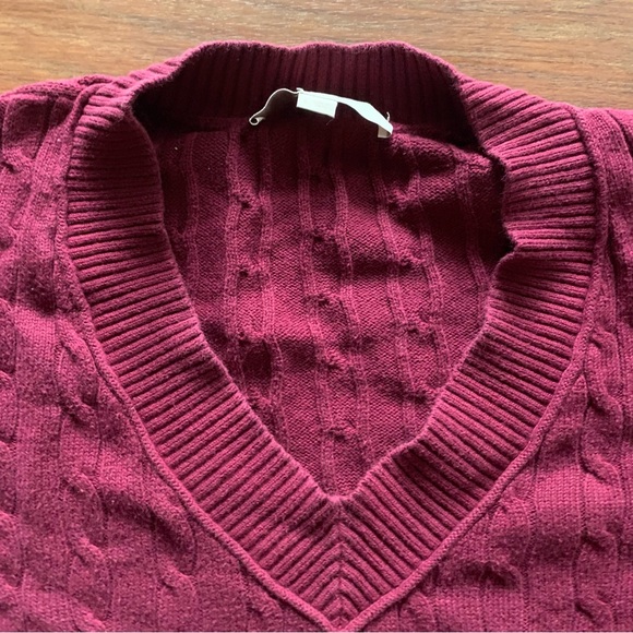 Loft cableknit sweater - women’s large - Picture 3 of 5